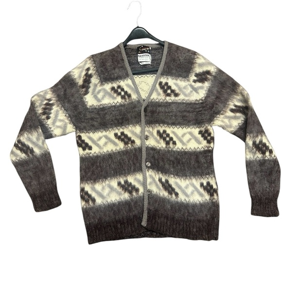 Van Huesen men’s L vintage wool carton absolute great cond. very Kirk Cobain - Picture 1 of 10